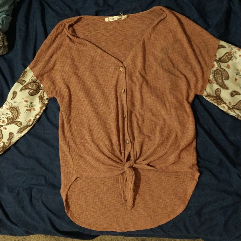 Long sleeve blouse